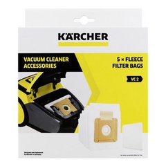 Фильтр-мешки д/пылесосов флис, KARCHER VC 2 5шт арт,2,863-236,0 Китай