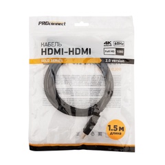 Кабель HDMI-HDMI-2,0 Proconnect 1,5м арт. 17-6103-6 