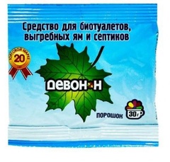 Девон для садовых туалетов 30г 