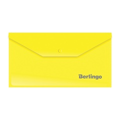 Папка конверт Berlingo C6 желтая 180мкм арт. АКк_06305 