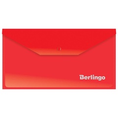 Папка конверт Berlingo C6 красная 180мкм 